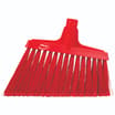 Remco Products 29164 FLAGGED, SOFT ANGLED BROOM RED